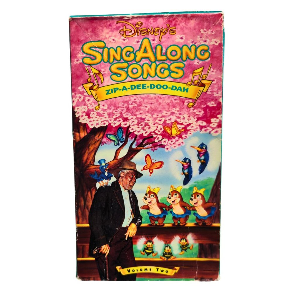 VTG Disney Sing Along Songs VHS Zip-A-Dee-Doo-Dah Volume 2 Tested